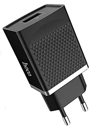 Мережевий зарядний пристрій з швидкою зарядкою Hoco C42A 18w QC3.0 home charger black