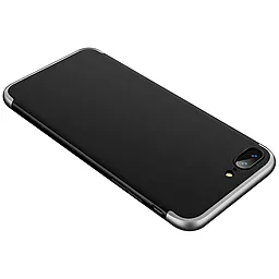 Чехол 1TOUCH GKK LikGus 360 градусов (opp) для Apple iPhone 7 plus, iPhone 8 plus (5.5")  Черный / Серебряный