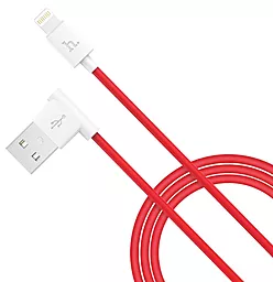 Кабель USB Hoco UPL11 L Shape Lightning Cable Red