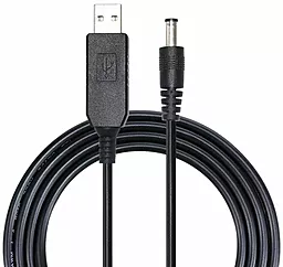 Кабель USB EasyLife USB-A - DC 5.5x2.5mm / 5.5x2.1mm с преобразователем 5V → 12V