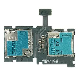 Шлейф Samsung Ativ S i8750 с разъемом SIM карты и карты памяти Original
