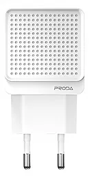 Сетевое зарядное устройство с быстрой зарядкой Remax Proda Saiya Air PD-A25 2USB 18W White