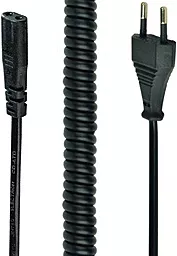 Мережевий кабель Cablexpert CEE7/16-C1 1.8M VDE 2*0.75 мм кв Black (PC-C1-VDE-1.8M) - фото Мережевий кабель Cablexpert CEE7/16-C1 1.8M VDE 2*0.75 мм кв Black (PC-C1-VDE-1.8M)