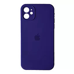 Чехол Silicone Case Full Camera для Apple IPhone 12  Ultra violet