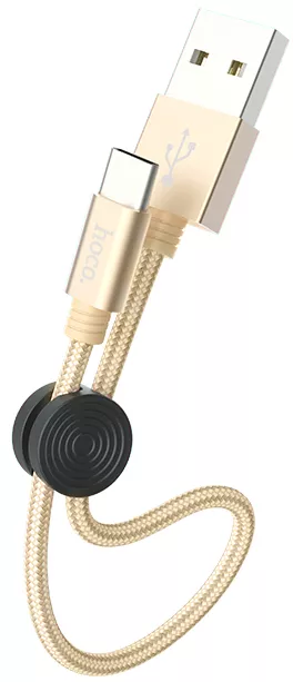 Кабель Hoco X35 Premium Charging USB-A - Type-C 15w 3a 0.25м Gold - фото 2