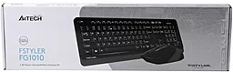 Комплект (клавіатура+мишка) A4Tech Fstyler FG1010 Black/Grey - мініатюра 9