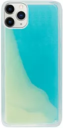 Чехол Epik Neon Sand glow in the dark Apple iPhone 11 Pro Blue