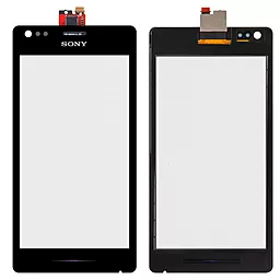 Сенсор (тачскрин) Sony Xperia M C1904,C1905, C2004, C2005 Black - фото Сенсор (тачскрин) Sony Xperia M C1904,C1905, C2004, C2005 Black