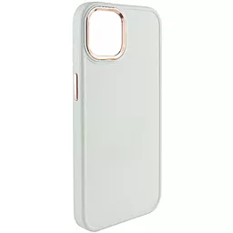 Чохол Epik TPU Bonbon Metal Style для Apple iPhone 12 Pro, iPhone 12 (6.1") Білий / White - мініатюра 3