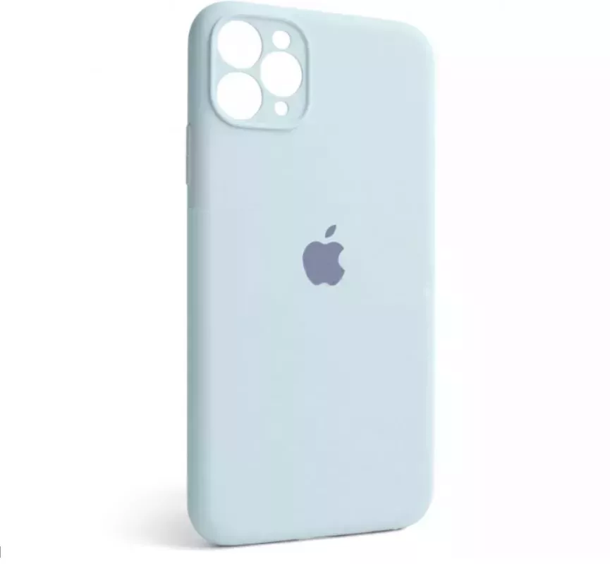 Чехол Silicone Case Full Camera Square для Apple iPhone 11 Pro Sky blue - фото 1