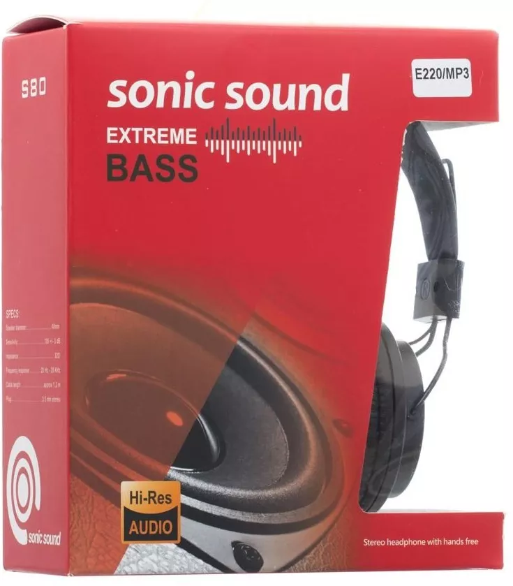 Наушники Sonic Sound E220 Grey - фото 4