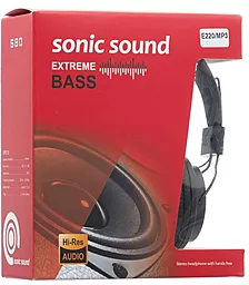 Наушники Sonic Sound E220 Grey - миниатюра 4 Наушники Sonic Sound E220 Grey - миниатюра 4