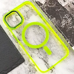 Чохол Epik Iris with MagSafe для Apple iPhone 12 Pro Max Yellow - мініатюра 5