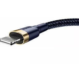 Кабель USB Baseus Kevlar 2.4A Lightning Cable Blue\Gold (CALKLF-BV3) - миниатюра 2