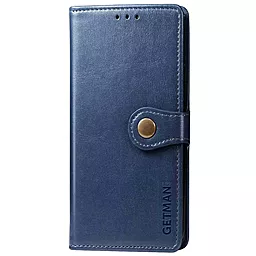 Шкіряний чохол книжка GETMAN Gallant (PU) для Samsung Galaxy M32 (Синій)