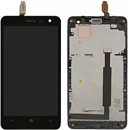 Дисплей Nokia Lumia 625 RM-941 + Touchscreen with frame (original) Black
