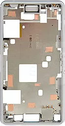 Рамка дисплея Sony Xperia Z3 Compact Mini D5833 White - миниатюра 2