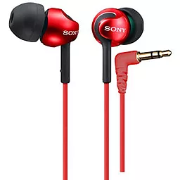 Наушники Sony MDR-EX110LP Red - миниатюра 2 Наушники Sony MDR-EX110LP Red - миниатюра 2