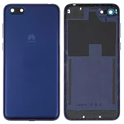 Задняя крышка корпуса Huawei Y5 (2018) / Y5 Prime (2018) со стеклом камеры Original Blue