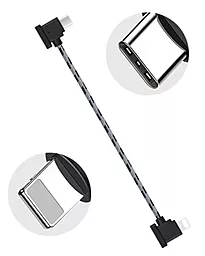 Кабель Goojodoq USB Type-C - Lightning 0.15м сable for RC-N1 DJI Mavic 3/Air 2/2S/Mini 2/3 Pro Black (32866812366N115TL) - фото Кабель Goojodoq USB Type-C - Lightning 0.15м сable for RC-N1 DJI Mavic 3/Air 2/2S/Mini 2/3 Pro Black (32866812366N115TL)
