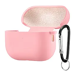 Чохол із мікрофіброю для AirPods Pro1, Pro 2/Hoco EW69 ANC, EW63 ANC, EW50 TWS, EW05 Plus, EW04 Plus, EW51, EW77, EW75 Pink - фото Чохол із мікрофіброю для AirPods Pro1, Pro 2/Hoco EW69 ANC, EW63 ANC, EW50 TWS, EW05 Plus, EW04 Plus, EW51, EW77, EW75 Pink