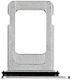 Держатель (лоток) Сим карты Apple iPhone 13 Pro / iPhone 13 Pro Max Single SIM Silver - фото Держатель (лоток) Сим карты Apple iPhone 13 Pro / iPhone 13 Pro Max Single SIM Silver
