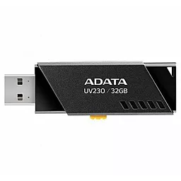 Флешка ADATA UV230 32GB USB 2.0 (AUV230-32G-RBK) Black - фото Флешка ADATA UV230 32GB USB 2.0 (AUV230-32G-RBK) Black