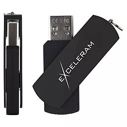 Флешка Exceleram 16GB P2 Series USB 3.1 Gen 1 (EXP2U3BB16) Black - мініатюра 3
