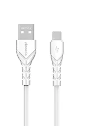 Кабель Proda PD-B47i USB-A - Lightning 12w 3a 1м cable White - фото Кабель Proda PD-B47i USB-A - Lightning 12w 3a 1м cable White