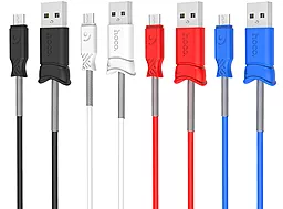 USB Кабель Hoco X24 Pisces Charged micro USB Cable White - мініатюра 3