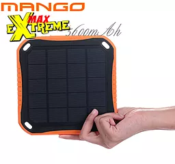 Повербанк MANGO MAX Xtreme Solar PowerBox 5600mAh Orange - миниатюра 2