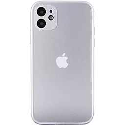 Чехол Epik TPU+Glass Matte Candy Full camera Apple iPhone 11 White