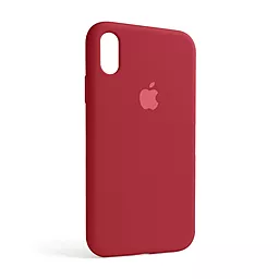 Чехол Silicone Case Full для Apple iPhone XR Camellia