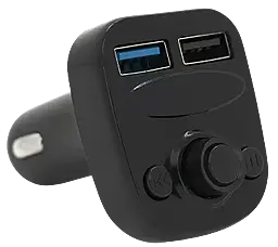 FM-трансмітер Voltronic X88 15.5w 2xUSB-A ports car charger black - фото FM-трансмітер Voltronic X88 15.5w 2xUSB-A ports car charger black
