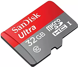 Карта памяти SanDisk 32GB microSDHC Ultra Class 10 UHS-I + SD-адаптер (SDSQUNC-032G-GN6MA) - миниатюра 3