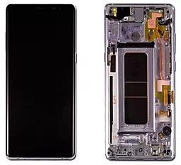 Дисплей Samsung Galaxy Note 8 N950 з тачскріном і рамкою, original PRC, Orchid Gray