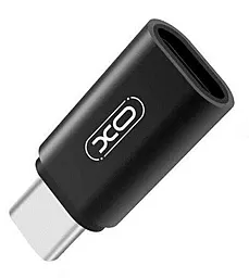 Адаптер-перехідник XO NB131 M-F Type-C - micro USB Black