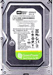 Жесткий диск Western Digital AV-GP 500GB SATA 2 (WD5000AVDS)