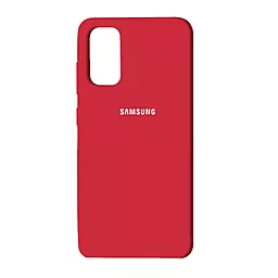Чехол 1TOUCH Silicone Case Full для Samsung Galaxy S20 Red