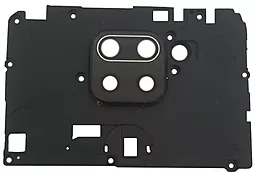 Стекло камеры Xiaomi Redmi Note 9 с рамкой Original Black - фото Стекло камеры Xiaomi Redmi Note 9 с рамкой Original Black