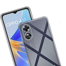 Чехол BeCover для Oppo A17 Transparancy (708650) - фото Чехол BeCover для Oppo A17 Transparancy (708650)