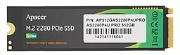 SSD Накопитель Apacer M.2 2280 512GB (AP512GAS2280P4UPRO-1)
