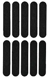 Універсальна захисна сіточка для динаміка та мікрофона 22x5 mm (10 шт) Black