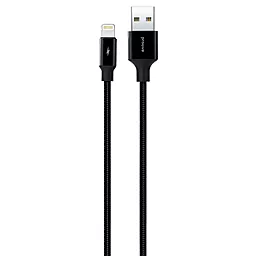 Кабель Proove Light Weft USB-A - Lightning 12w 2.4a 1м cable Black (CCLW20001301) - фото Кабель Proove Light Weft USB-A - Lightning 12w 2.4a 1м cable Black (CCLW20001301)