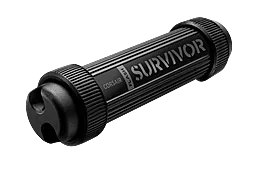 Флешка Corsair 16Gb Flash Survivor Stealth USB3.0 (CMFSS3-16GB) Black - фото Флешка Corsair 16Gb Flash Survivor Stealth USB3.0 (CMFSS3-16GB) Black