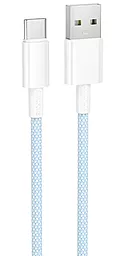 Кабель Borofone BX117 Source USB-A - Type-C 15w 3a 1м cable Blue