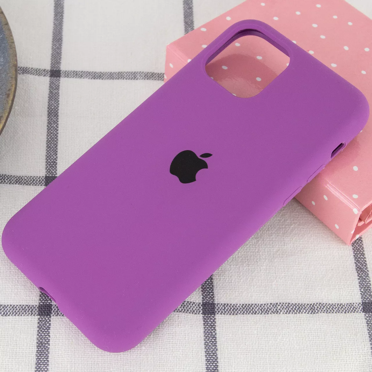 Чехол Silicone Case Full для Apple iPhone 11 Pro Max Grape - фото 2
