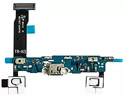 Нижняя плата Samsung Galaxy Note 4 N910 с разъемом зарядки и микрофоном - фото Нижняя плата Samsung Galaxy Note 4 N910 с разъемом зарядки и микрофоном