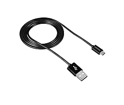 Кабель USB Canyon micro USB Cable Black (CNE-USBM1B)