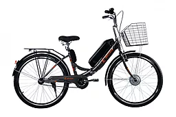 Электровелосипед складной с низкой рамой E-motion 36V 14Ah 350W "cеро-оранжевый"